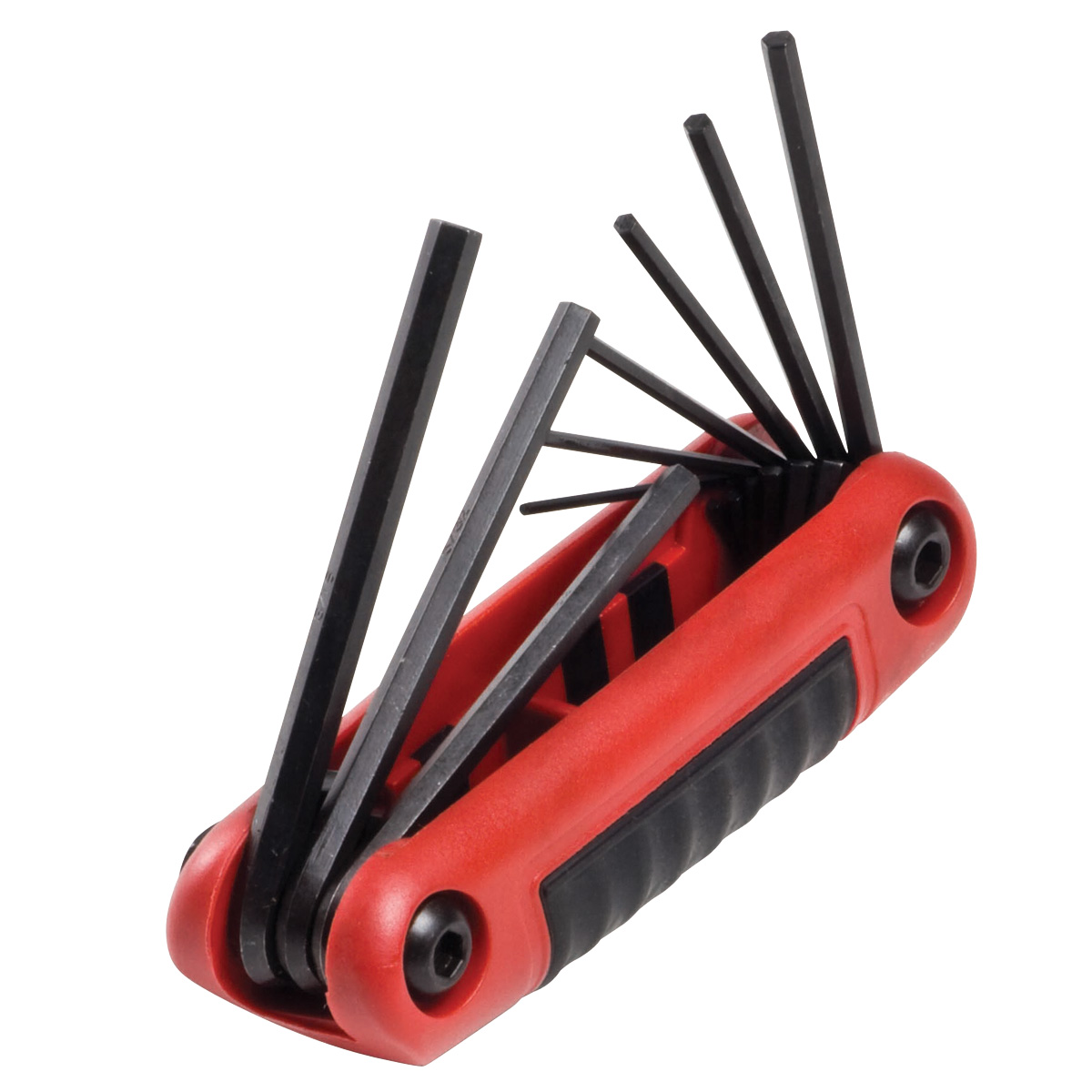 Picture of Brighton Best 529409 6 Key 5" Fold Up M3-M10 (Metric) Hex Key Sets Alloy 8650 (U.S.A.)